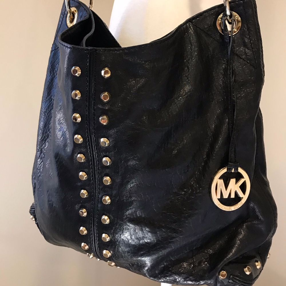 Michael Kors Uptown Astor Studded Bag